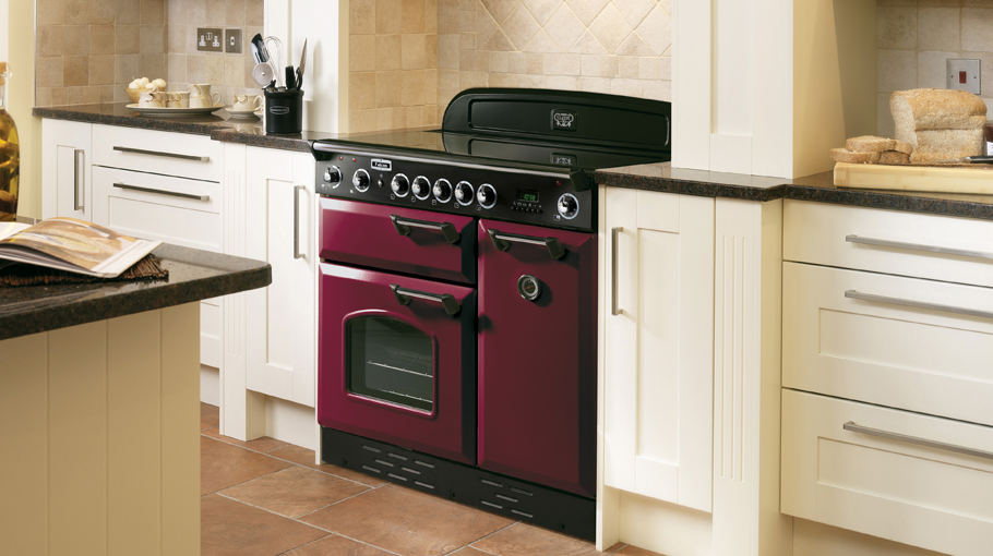 Falcon Classic 110 Dual Fuel FSD Cranberry stove