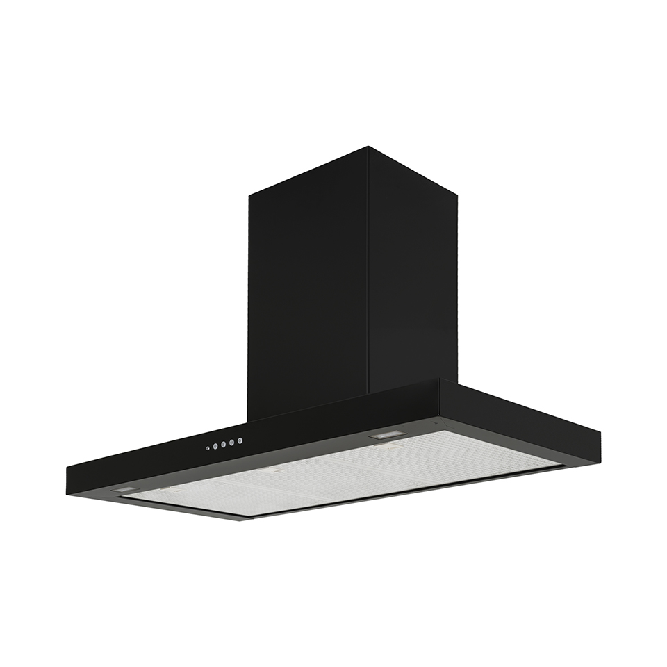 Falcon Infusion Canopy 90cm black Rangehood