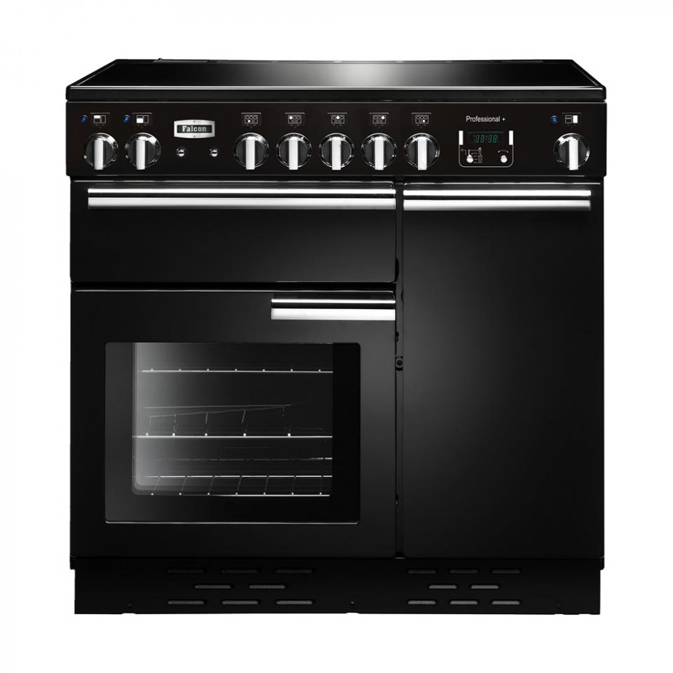 Falcon Professional+ 90cm Induction Black Oven