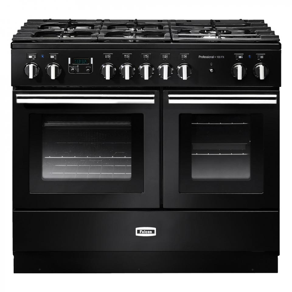 Falcon Professional+ FX 100cm Dual Fuel Oven Black 