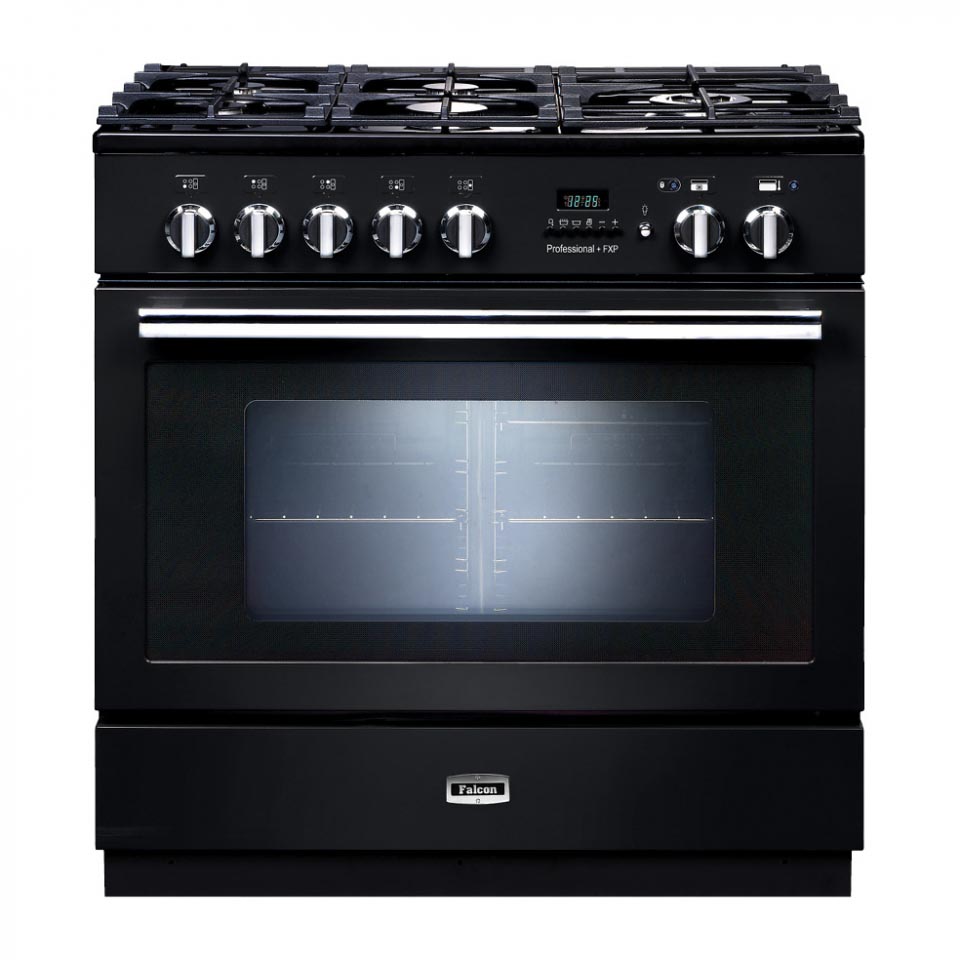 Falcon Professional+ FXP 90cm Dual Fuel Oven Black 