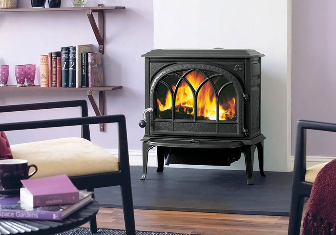 JOTUL F 400 - matt Black - lattice wood heater